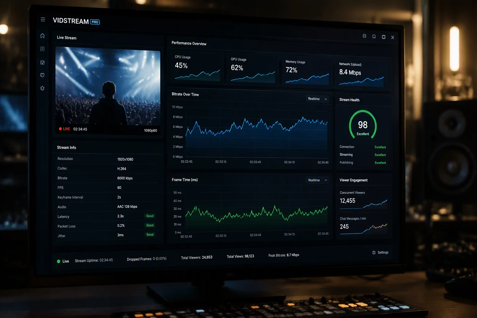 Real Time Video Stream Processing